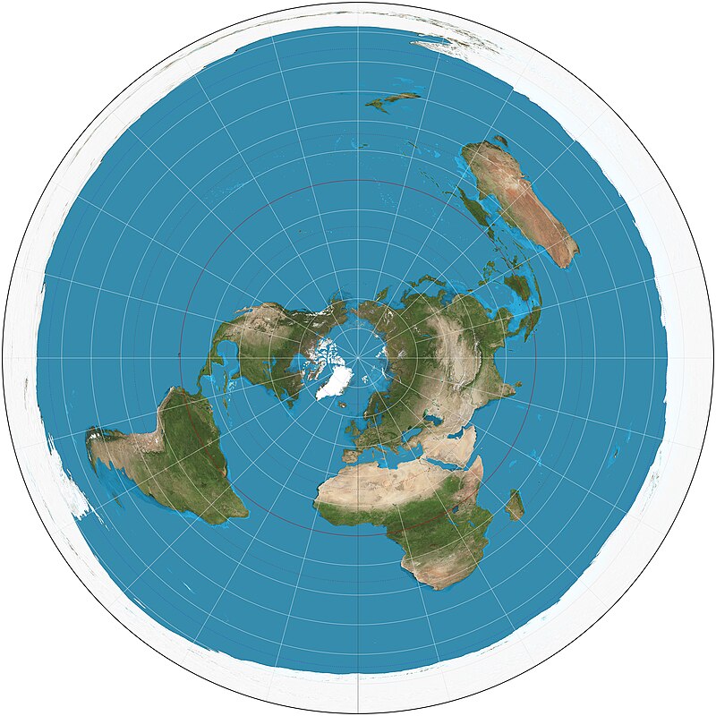 Azimuthal Equidistant Projection Preview